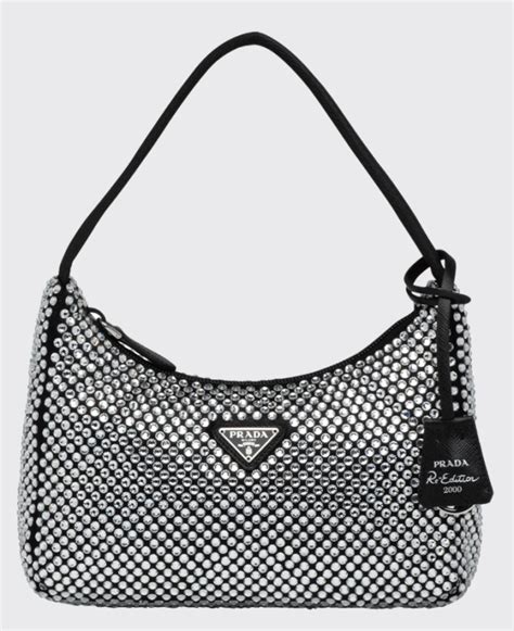 prada purple rhinestone bag|prada raffia bag dupe.